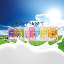 CHOVEMOAR牛奶面膜水果补水保湿净透VC面膜亮肤滋润贴片跨境