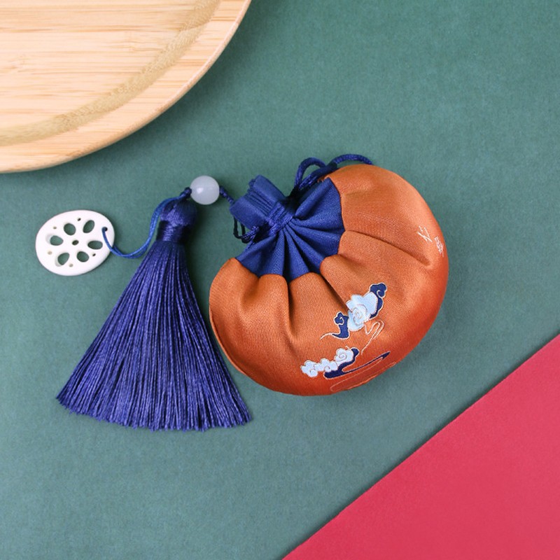 Festival del Barco del Dragón bolsita bolsa vacía bolsita de brocado bolsita bolsa vacía bolsita portátil estilo antiguo colgante de coche Festival del Barco del Dragón regalo