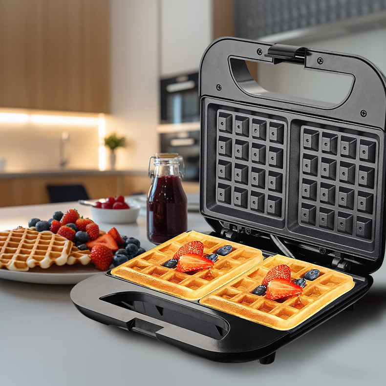Cross-border a generation of 08070 waffle machine 2 bread machine breakfast machine cake baking sandwich spit driver
