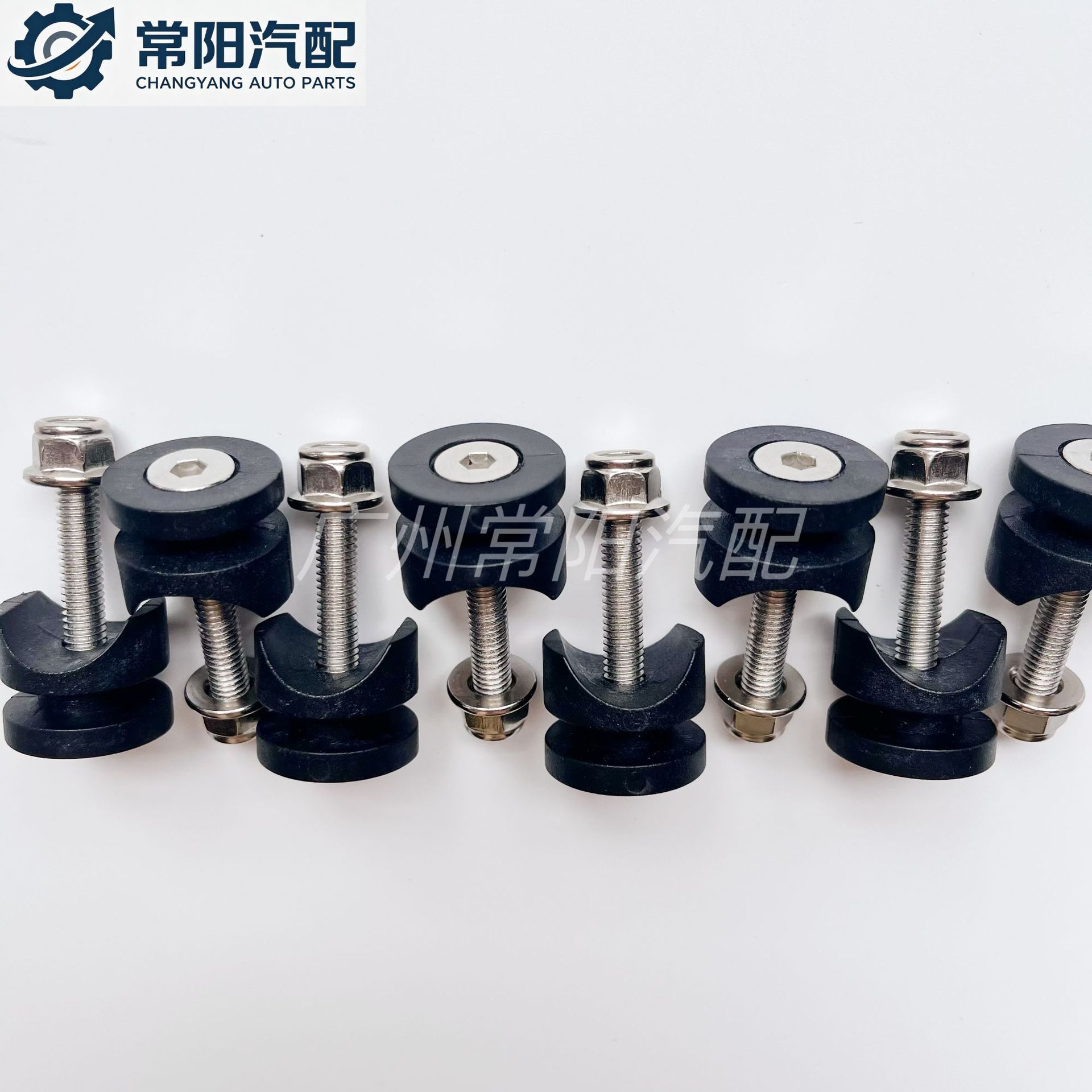 Motorcycle side box quick-release buckle, silent and shockproof tail box buckle, side box fixing buckle, replacement parts, tail box nylon clip