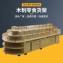 定制钢木便利店双面货架
