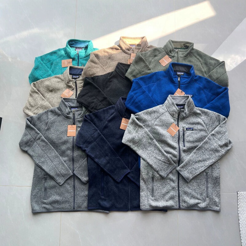 Cross-border Pata Better Sweater Men's Knitted Full-Zip Thermal Fleece Jacket