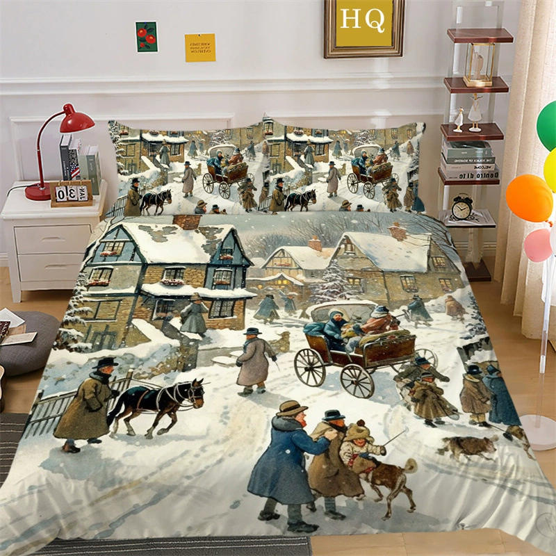(Cross-border trading), duvet cover, pillowcase, ebay, 3D, polyester