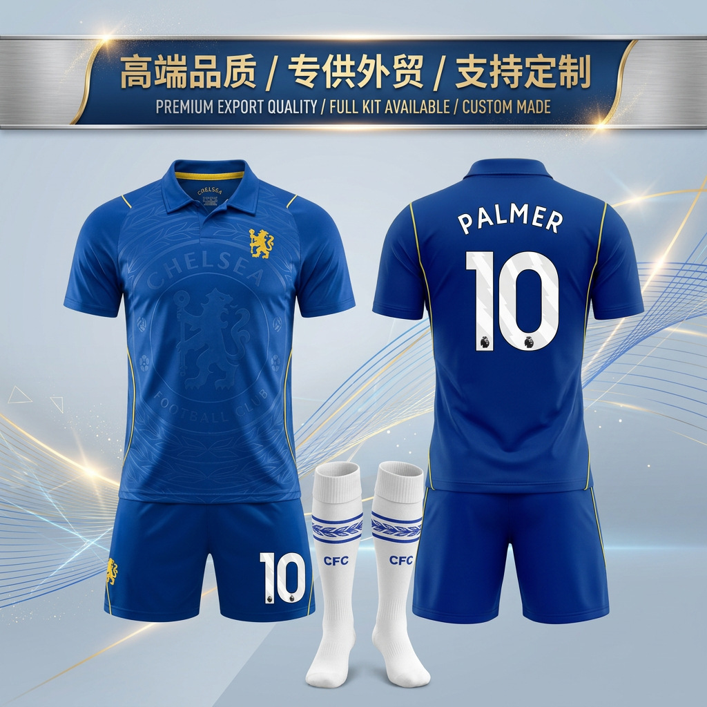 2627 Chelsea home football jersey new model blue team 8 Enzo 10 Palmer 17 Rogers football jersey