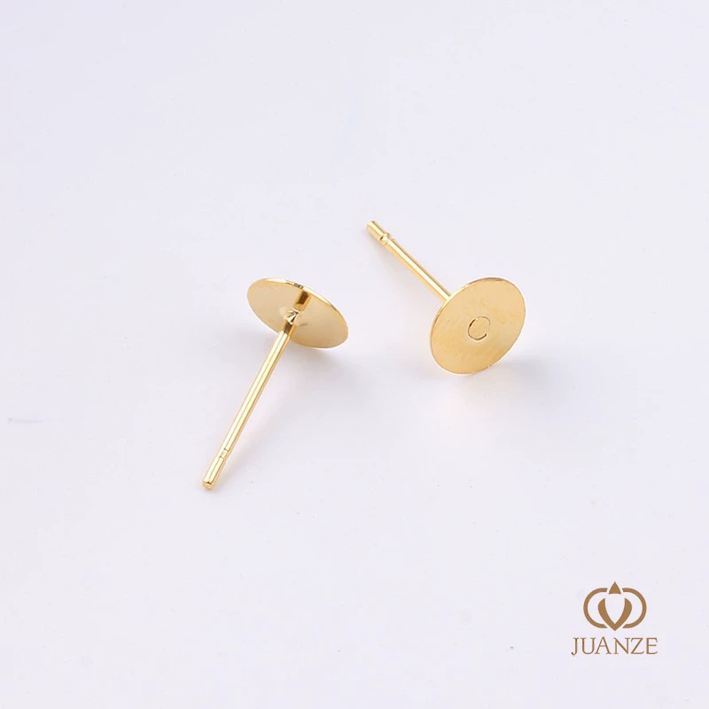 Золотые серьги из нержавеющей стали, handmade аксессуары