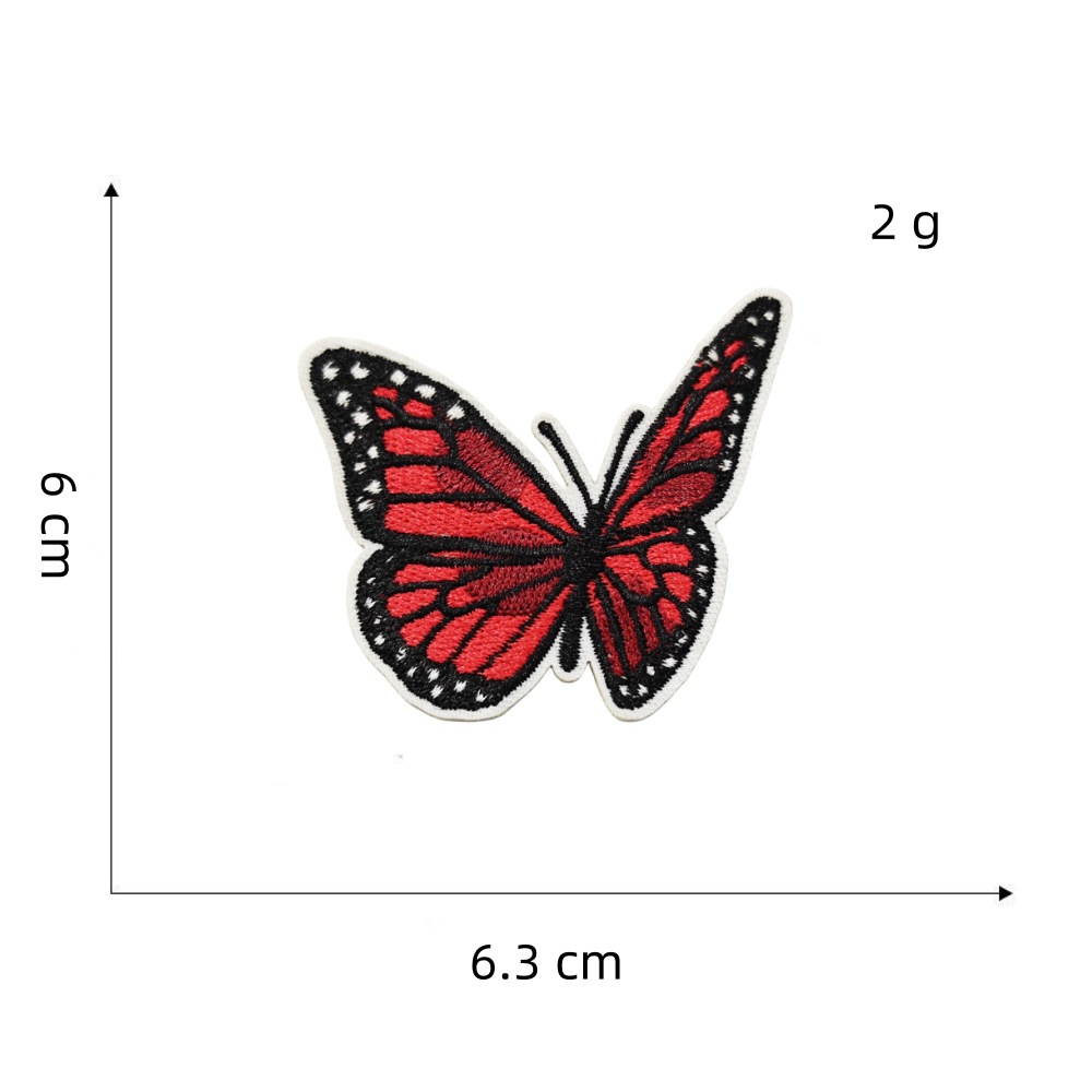 红色系列布贴9#