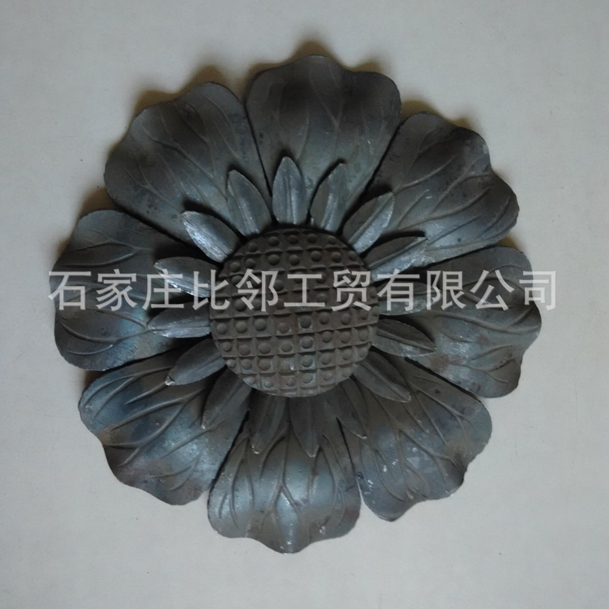 4mm 楼梯锻造花叶  铁艺配件 河北 石家庄 护栏 栏杆护窗装饰