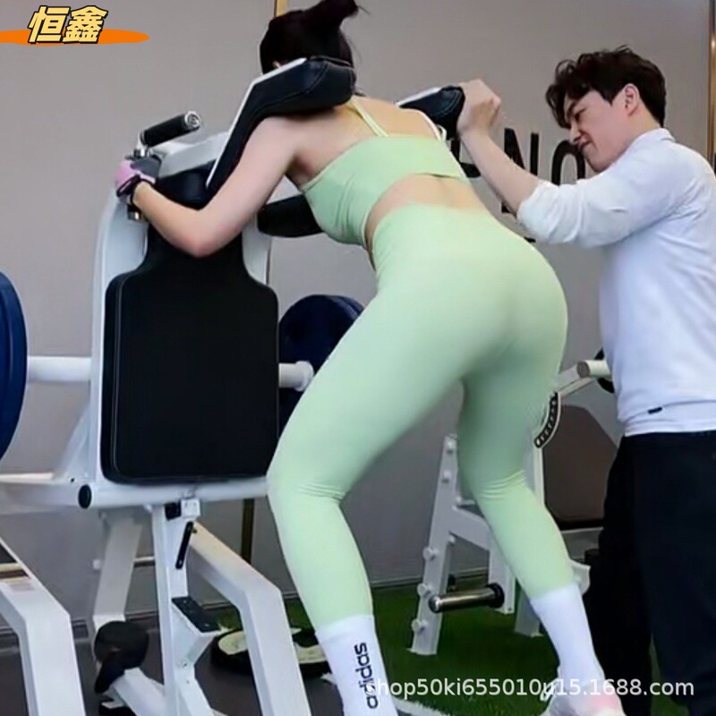 Hick Squat Machine Hip Bridge Pusher Strength Training Equipment Gym Commercial Home Stretching and Shaping Slimming Legs