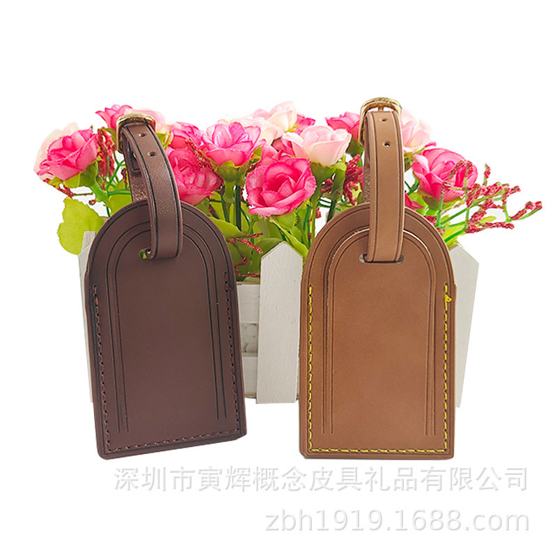 Customized Genuine Leather Luggage Tag Luggage Tag 20% Leather Creative Boarding Pass Drawer Type Flight Checked Tag Document Customized Genuine Leather Luggage Tag Luggage Tag 20% Leather Creative Boarding Pass Drawer Type Flight Checked Tag Document