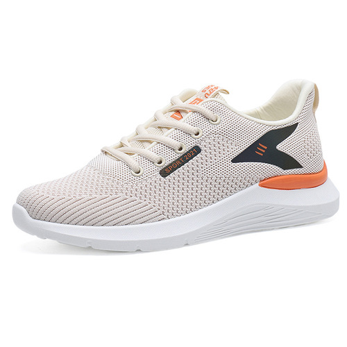 Women's Flyknit Sports Shoes  New Breathable Casual Shoes Fashionable Korean Running Trendy Shoes Foreign Trade Wholesale Women's Shoes