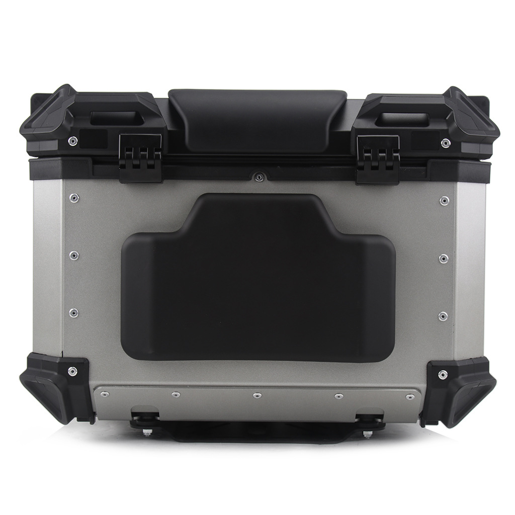 Mojiwei aluminum alloy tail box backrest 36L/45L/55L/65L trunk back cushion motorcycle cushion