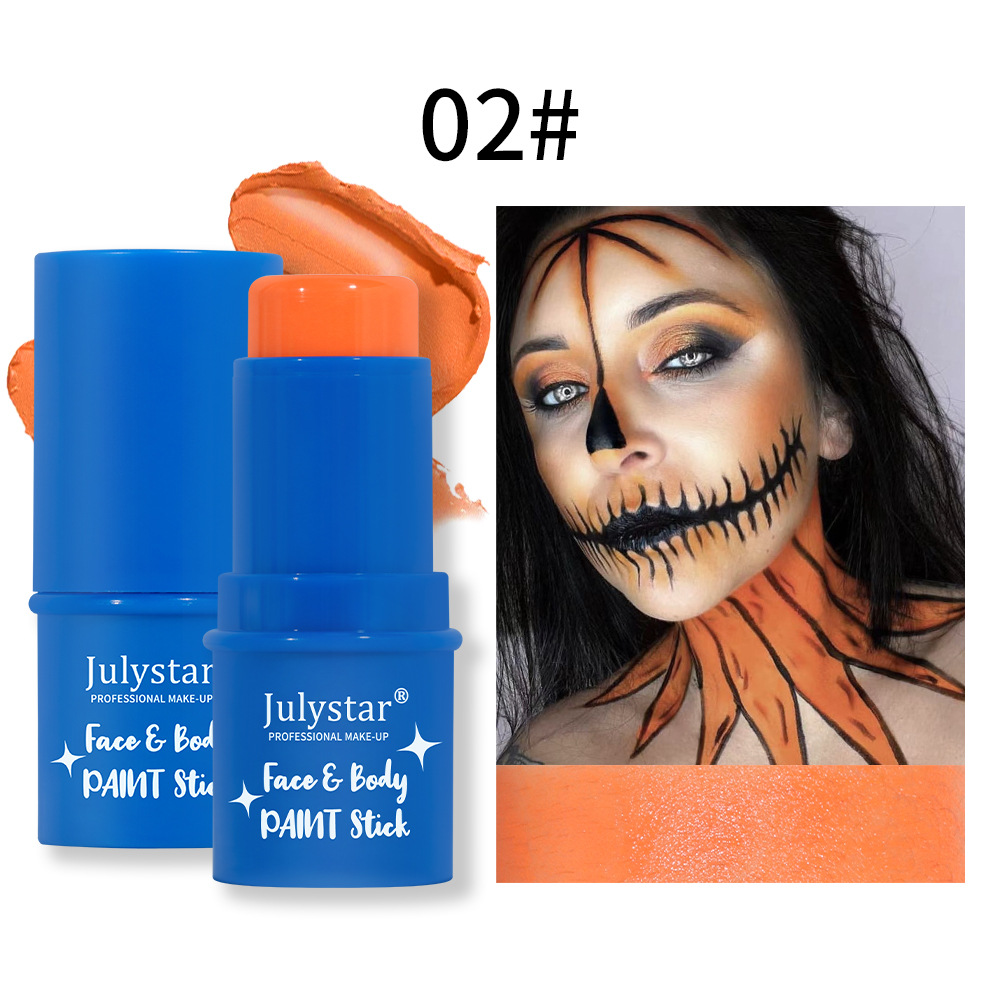 Halloween body cream, makeup, water-soluble fluorescent facial stage painting stick_viptrois.com