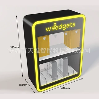 亚克力电子雾化器展示柜 带灯光雾化器包装盒深圳工厂加工陈列架