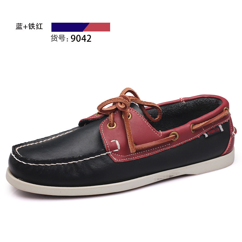 Zapatos transfronterizos para hombres, comercio exterior, zapatos de vela de gran tamaño, versión coreana para hombres, conducción de moda, zapatos de guisantes, zapatos casuales, zapatos de cuero, AliExpress para hombres