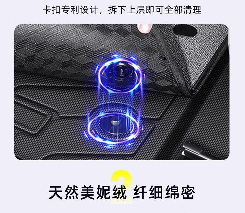 Suitable for Volkswagen Magotan Floor Mat Package Threshold 2015-25 B7 Magotan B8 Floor Mat B9 Original Tpe Car Floor Mat