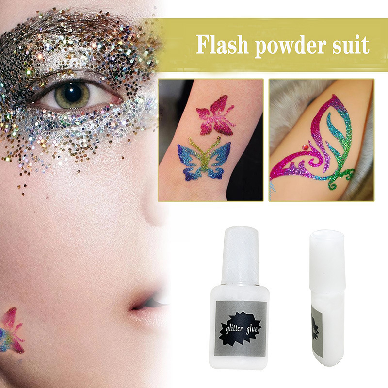 Cross-border glitter powder gel tattoo glue sequins glitter makeup glue Cross-border glitter powder gel tattoo glue sequins glitter makeup glue