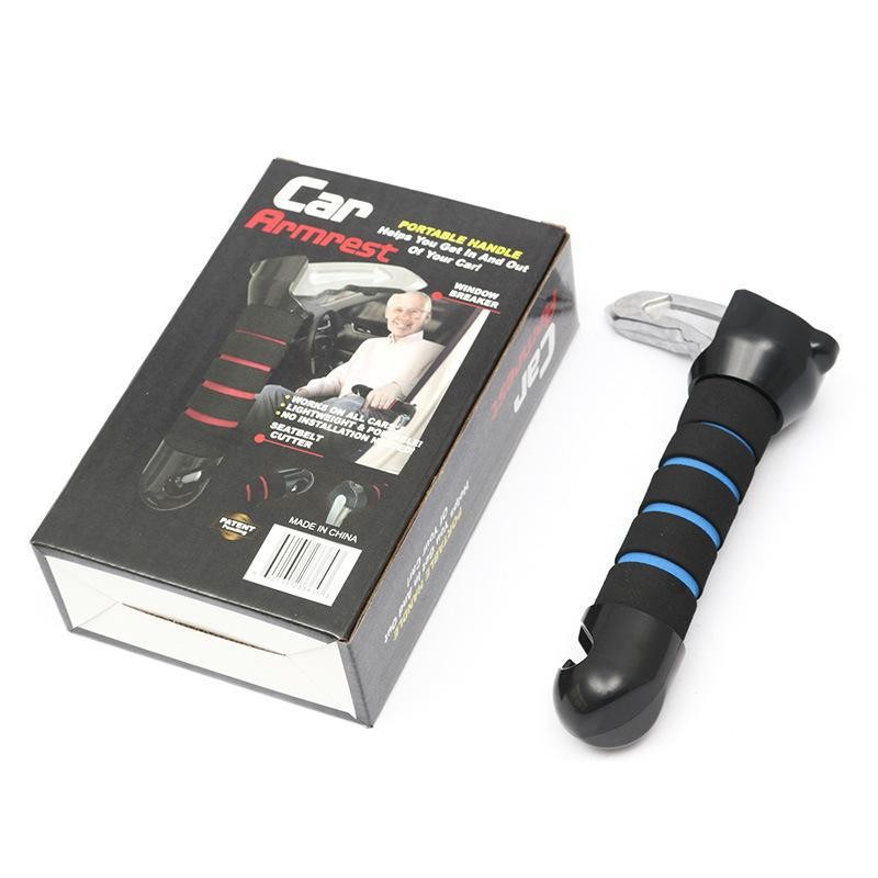 Cross-Border New Product Handrail Car Safety Hammer Multi-Functional Escape Hammer Safety Emergency Portable Car Armrest