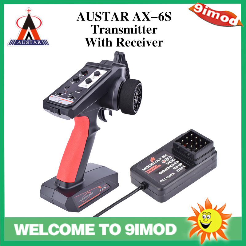 AUSTAR four channel wireless digital 2.4g remote control receiver AX-6S remote control car remote control