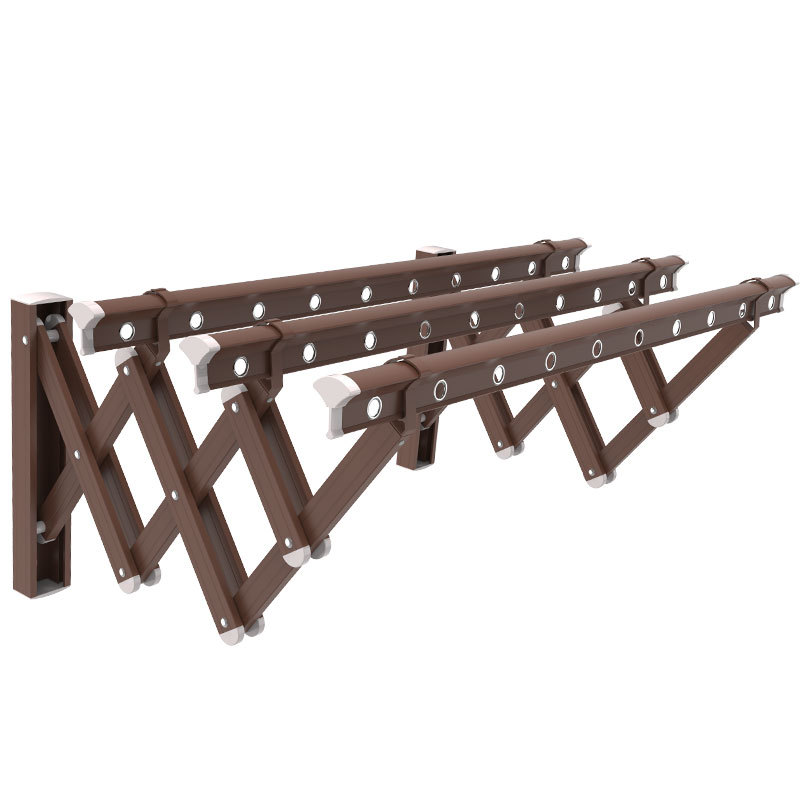 커피색 속이 빈 막대