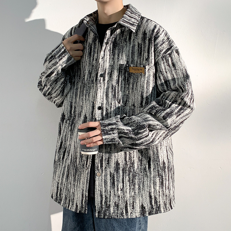 2024 Nuove giacche primaverili e autunnali, cappotto Pi Shuai versatile per il tempo libero di alta strada retrò alla moda da uomo_voghion.com