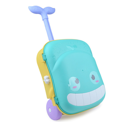 New children's summer beach toy set Whale luggage trolley case summer sand shovel outdoor water toy