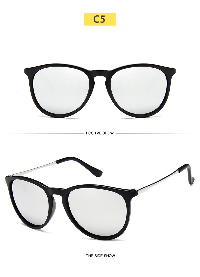 European and American Trend New Sunglasses Fashion Sunglasses Internet Popular Same Style Semi-metal Toad Glasses 4171_voghion.com