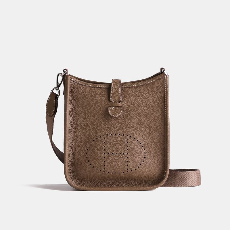 エバリン斜めショルダーバッグの頭層牛革バッグの新型女性カバンの純皮革高品質ショルダーバッグ通勤クロスボーダー|undefined