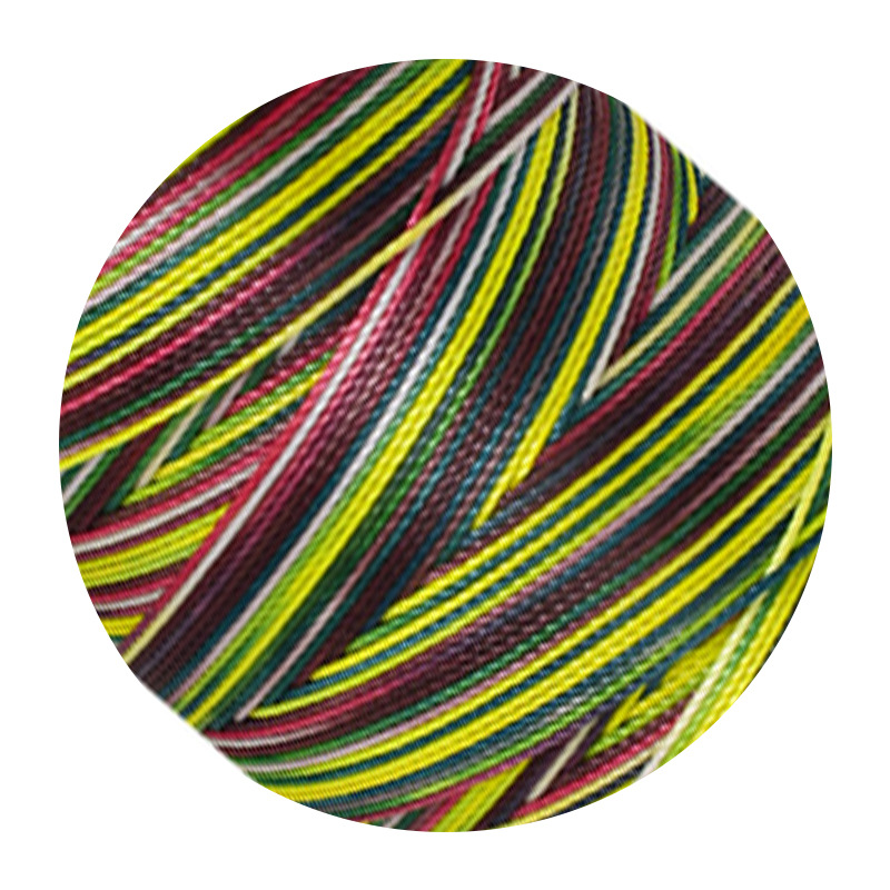 Nuevo 9 hebras de 0,5 mm línea de tejido pulsera collar di di dragón cuerda de mano cuerda de color gradiente cuerda de hilo de texto