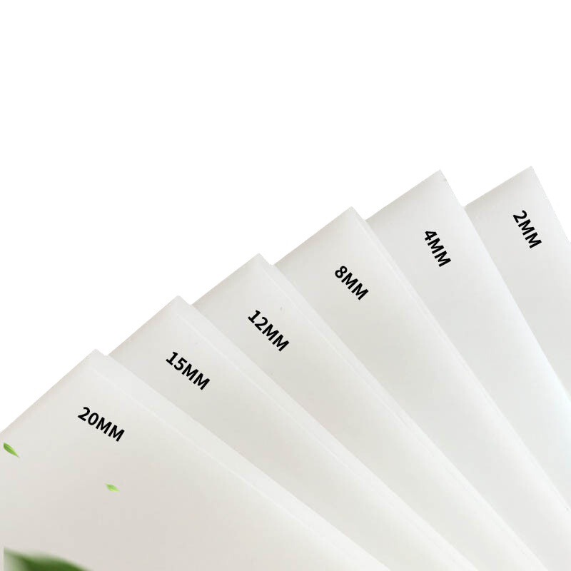 White PP plastic board hard rubber board PE board nylon board pp board 235102050mm processing
