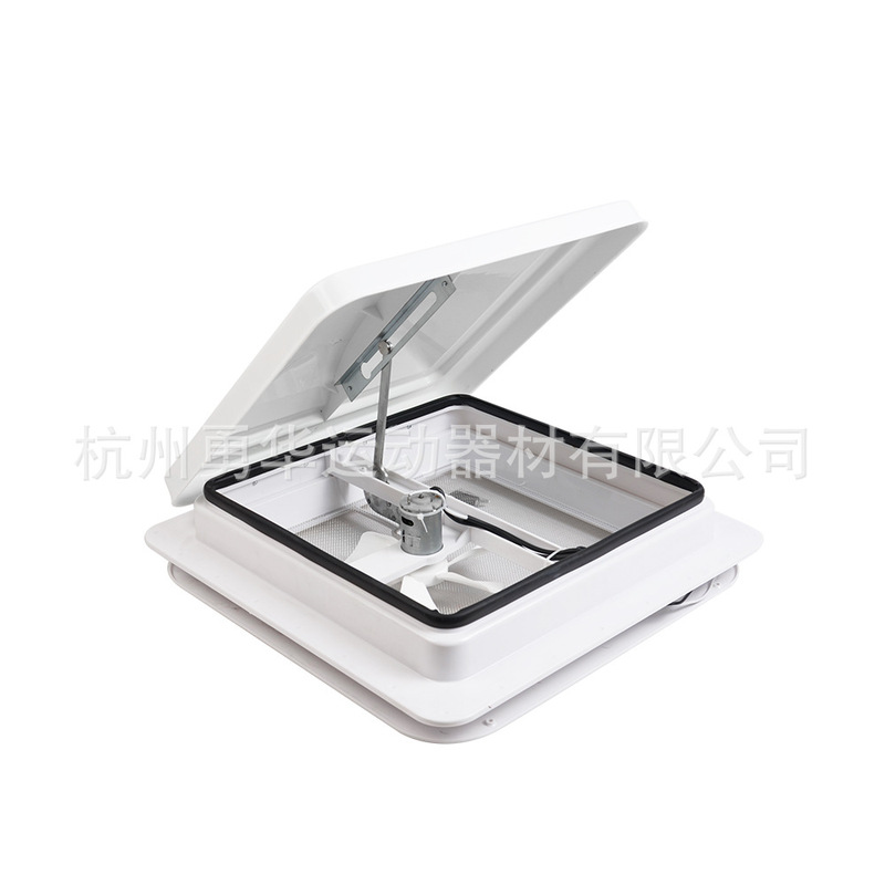 American RV accessories anti-ultraviolet RV top base 14 inch ventilation cover with motor fan switch