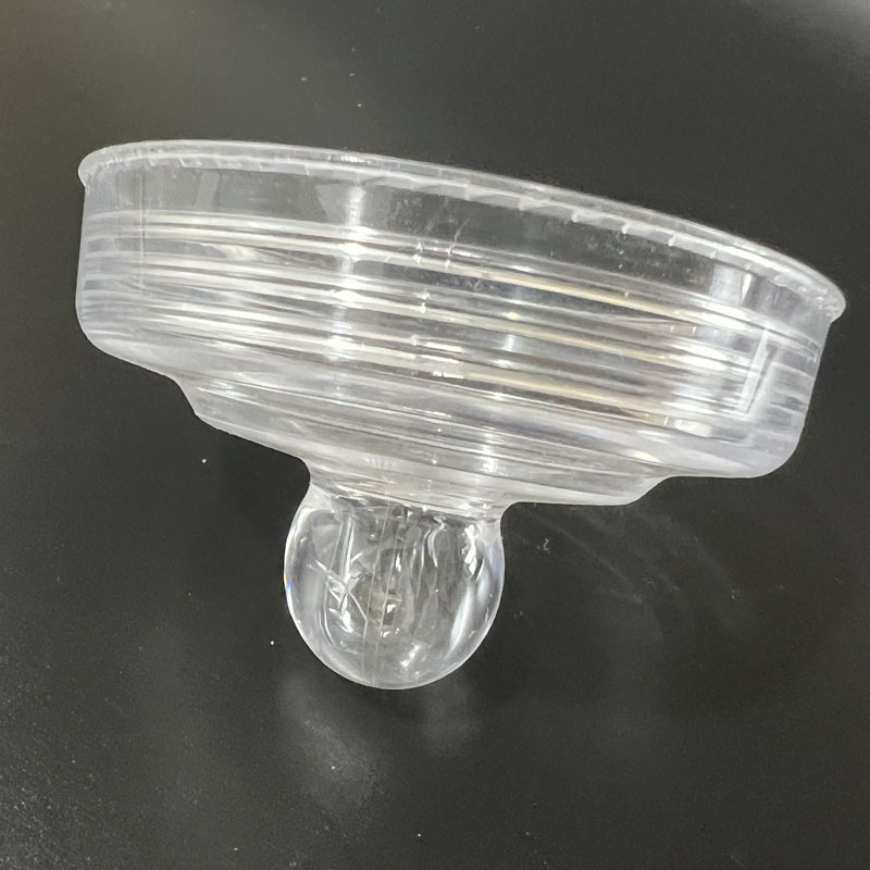 68牙高透明宝塔食品盖水晶盖塑料包装瓶盖茶叶罐食品罐盖干果罐盖