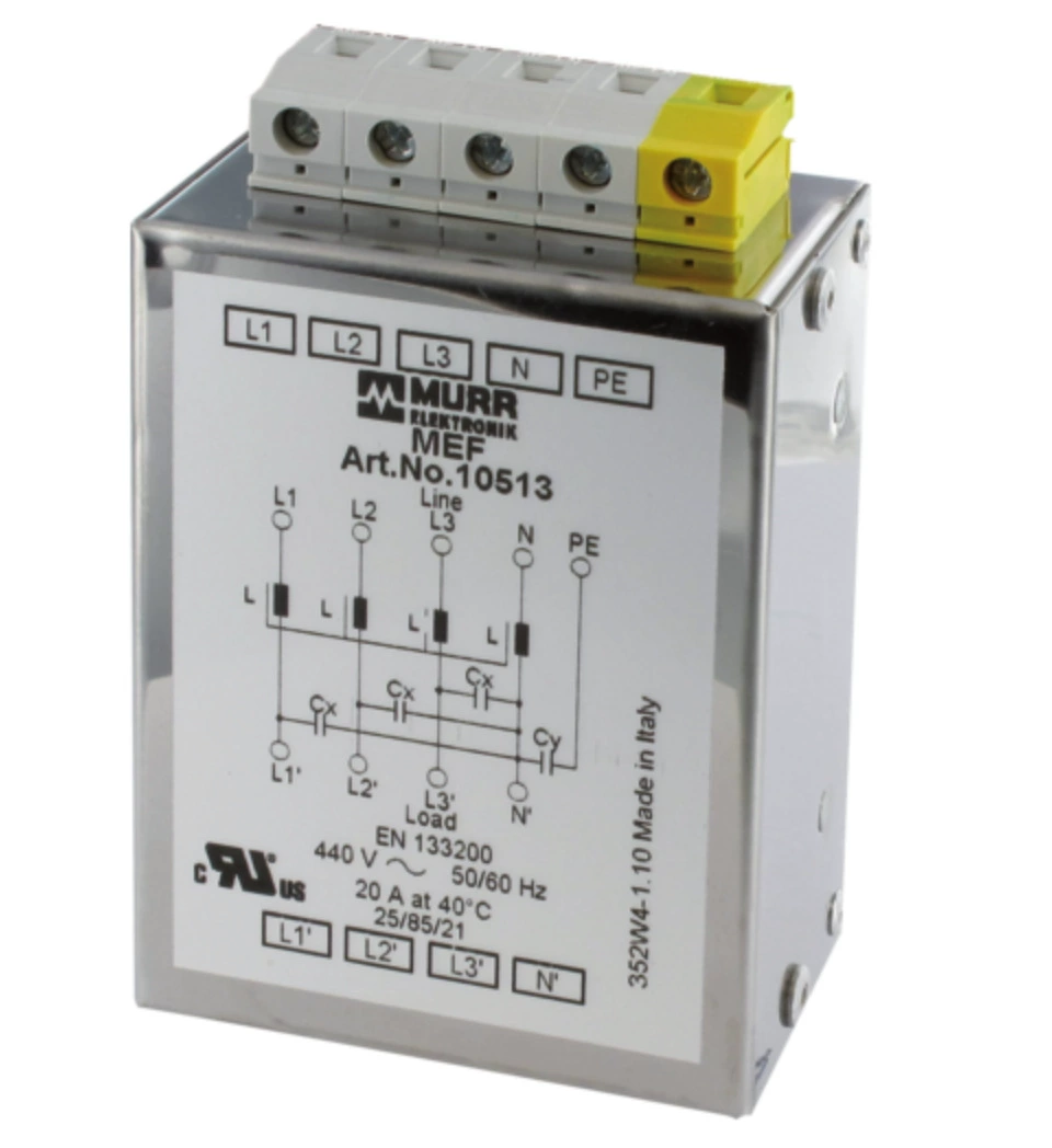 Germany MURR ELEKTRONIK MURR Electronic EMC Filter 10539 Electronic Components in Cabinet