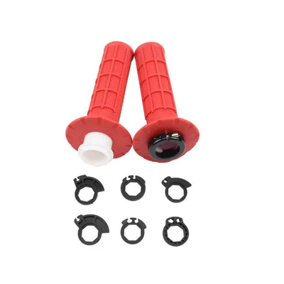 Rubber Cover with Self-Locking – Motorcycle Handle Cover - red