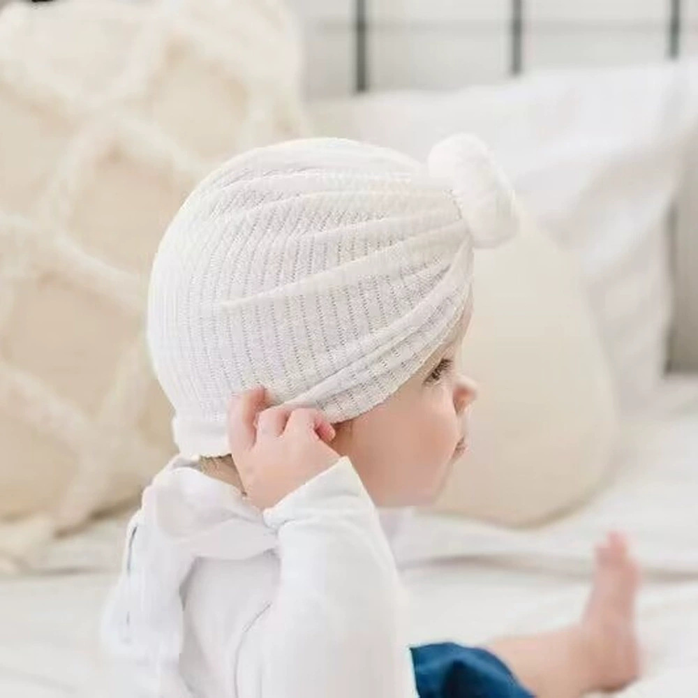 Girl's Cute Sweet Solid Color Beanie Hat display picture 2