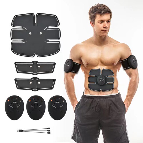 Smart Abdominal Muscle Patch Fitness Device Abdominal Trainer Fitness Equipment Smart Abdominal Cincher Lazy Person's Abdominal Reduction Training Trainer