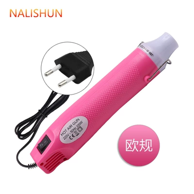 gun DIY rubber stamp embossed: Repair kit - color-change-film-hot-air-gun-pink-european-gauge