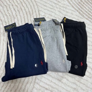 Stable Goods! Men's Casual Shorts with Pocket Embroidery Featuring a Pony Logo, Versatile Sports Shorts for Couples