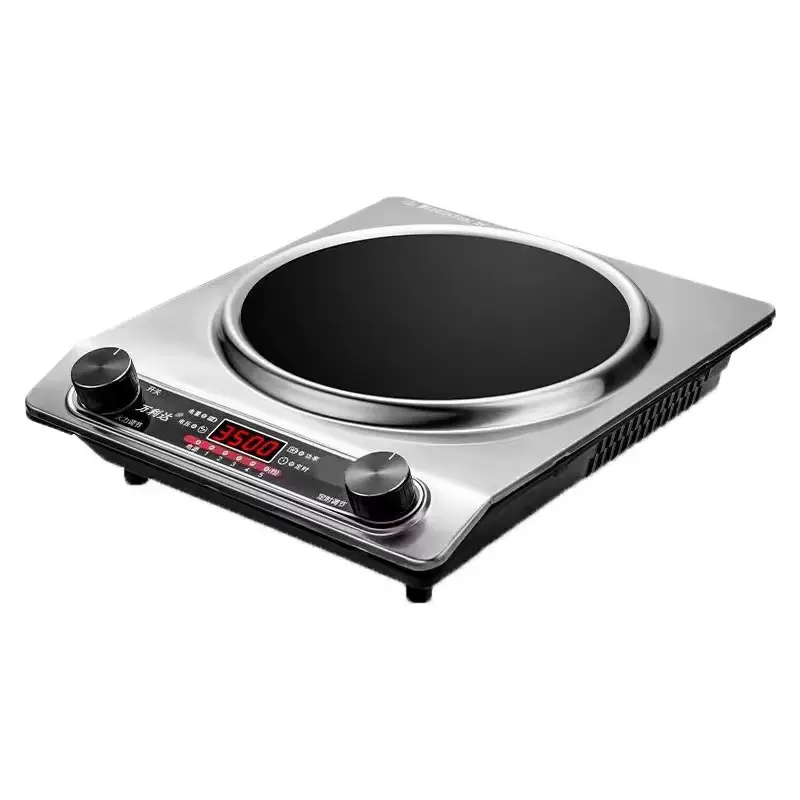 电磁炉电陶炉凹面双头黑晶板玻璃触摸板110V220V中英文各国插头