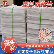 定制塑料平网片圆形可裁剪塑料网格片加厚养殖网垫底漏粪塑料网