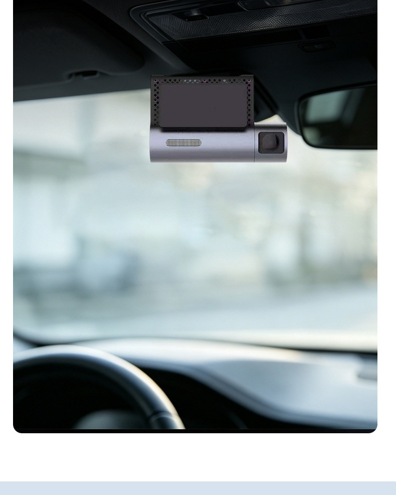 4K High-Definition Dash Cam with Dual Front and Rear Recording, Wifi Connectivity, Pure Aluminum Alloy Shell, Motion Detection, 3inch Screens
