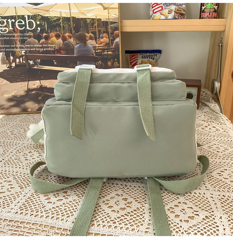 Kleiner und frischer Schulranzen für Damen für Schülerinnen der Mittelstufe, schönes Aussehen, geringes Gewicht_voghion.com