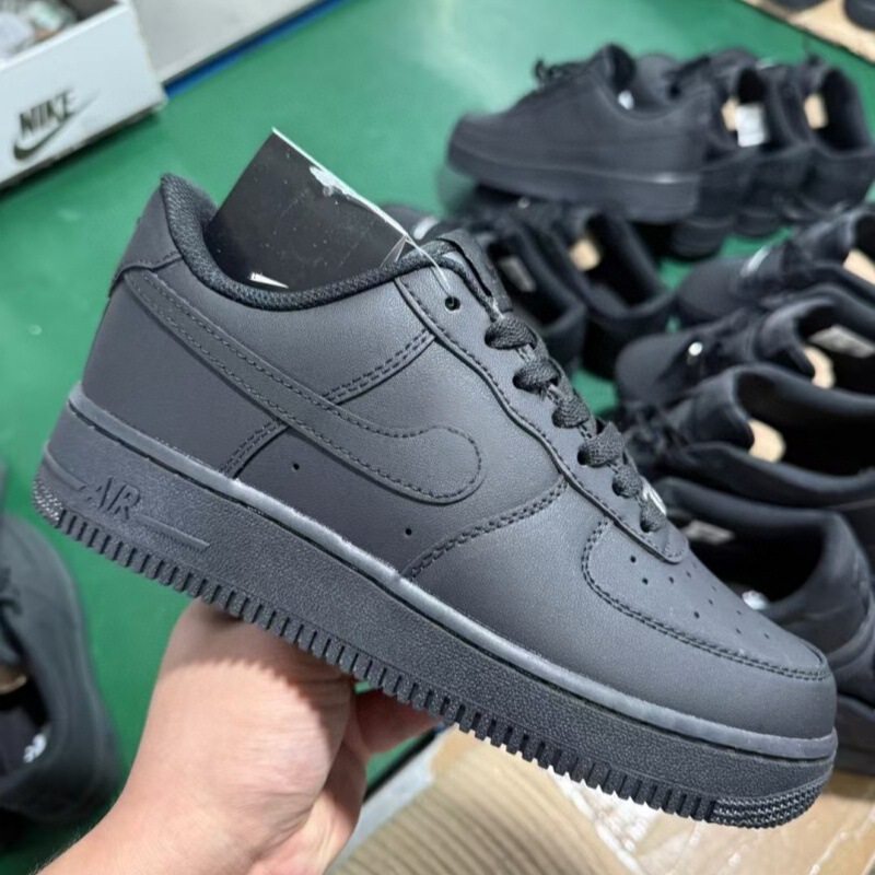 Putian Air Force One Af1 Pure Black Pure White Casual Sneakers Cross-Border Preferred Factory Direct Sales Men's Shoes Women's Shoes Campus