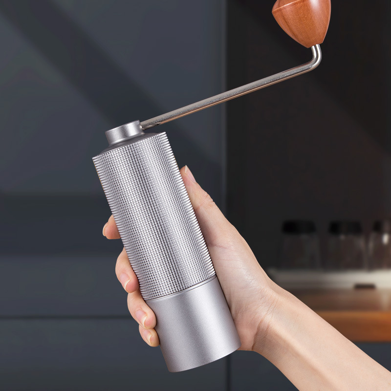 Cross-Border Hot-Selling Hand-Cranked Coffee Bean Grinder Espresso Manual Coffee Grinder Stainless Steel Household