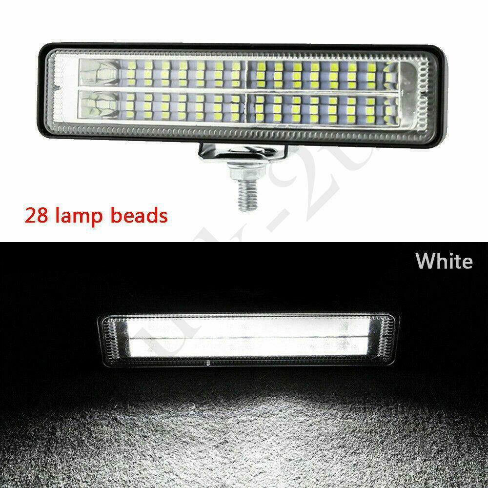 Luz de trabajo LED de automóvil 28LED luz de motocicleta 84W transformada luz todoterreno 4WD luz blanca