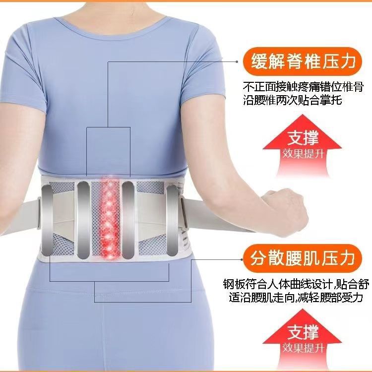 卸売りの夏のベルトの狭いタイプの通気性の運動は腹の鋼板を収めて腰の痛みを支えて突出して加圧の固定のバンドを支えます。|undefined