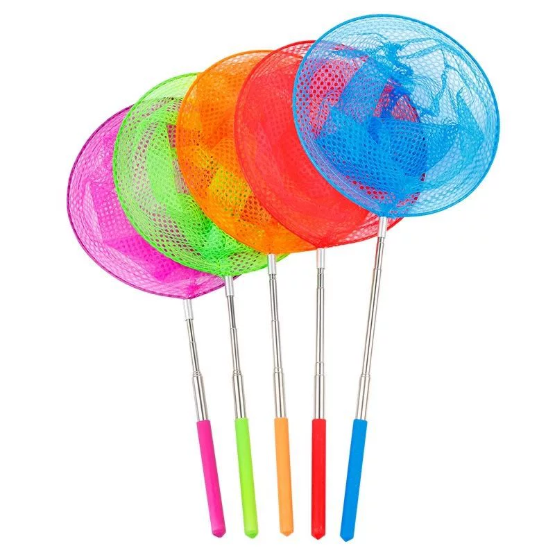 Fishing net, butterfly net, telescopic toy, dragonfly