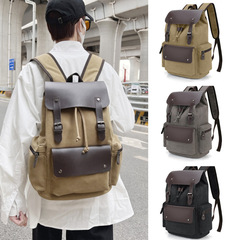 アマゾンのレトロなキャンバスのリュックサックの高品質のビジネス旅行のパソコンのカバンの工場の直接販売の現物は代行します。