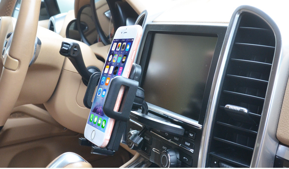 Car mobile phone holder CD port car bracket car mobile phone holder car air outlet navigation mobile phone holder