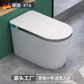 德国全自动智能马桶家用一体即热式无水压限制语音翻盖电动坐便器