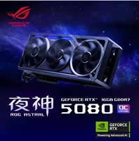 Видеокарта (ASUS) ROG Astral GeForce RTX 5080 O16G, 16 ГБ GDDR7, PCIe 5.0